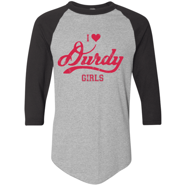Love Durdy Girls Augusta Colorblock Raglan Jersey