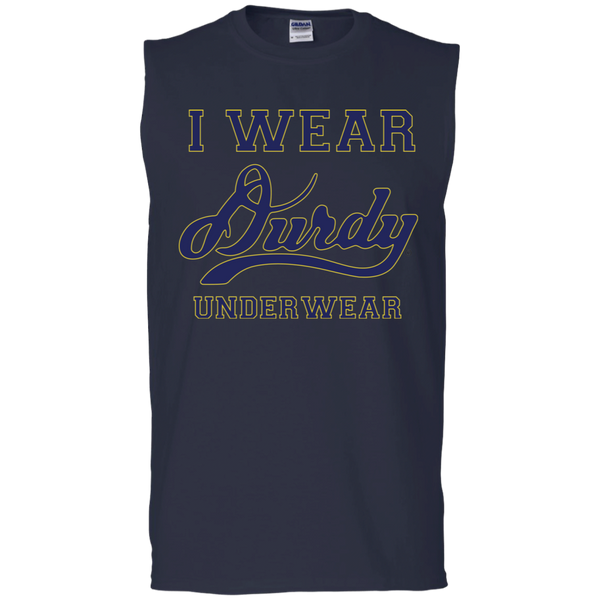 I Wear Durdy Underwear Gildan Men's Ultra Cotton Sleeveless T-Shirt