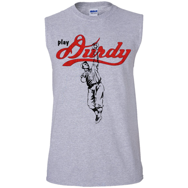 Play Durdy Gildan Men's Ultra Cotton Sleeveless T-Shirt