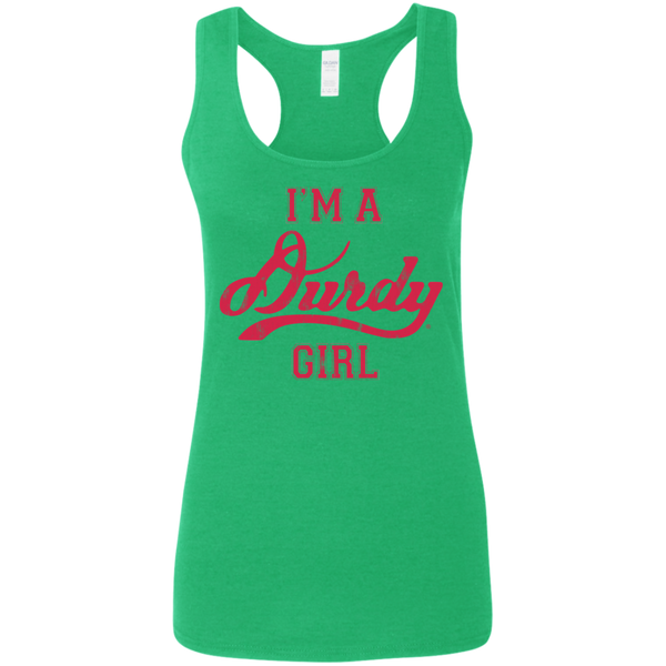 Durdy Girl Gildan Ladies' Softstyle Racerback Tank