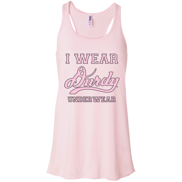 I Wear Durdy Underwear Bella + Canvas Flowy Racerback Tank