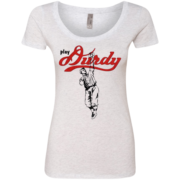 Play Durdy Next Level Ladies' Triblend Scoop