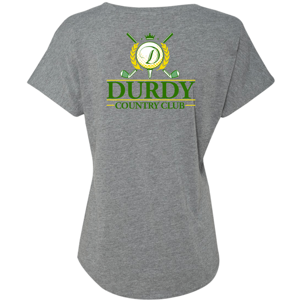 Durdy Country Club Ladies' Triblend Dolman Sleeve