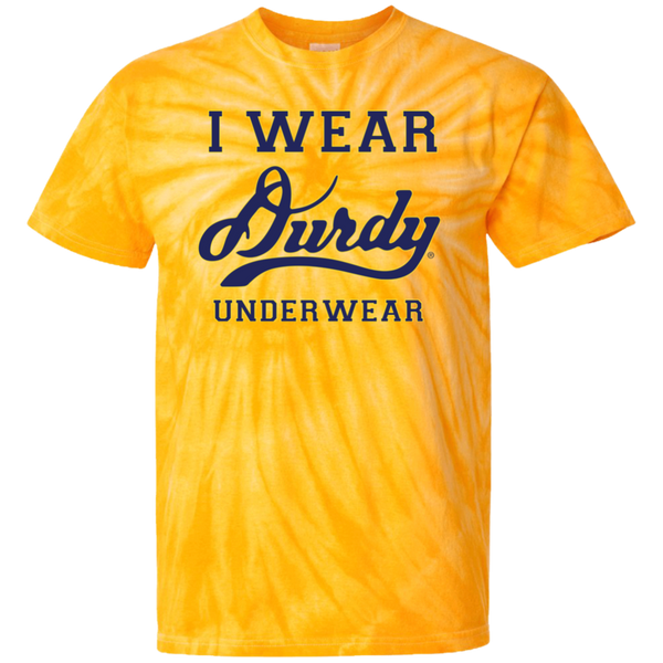 I Wear Durdy Underwear 100% Cotton Tie Dye T-Shirt
