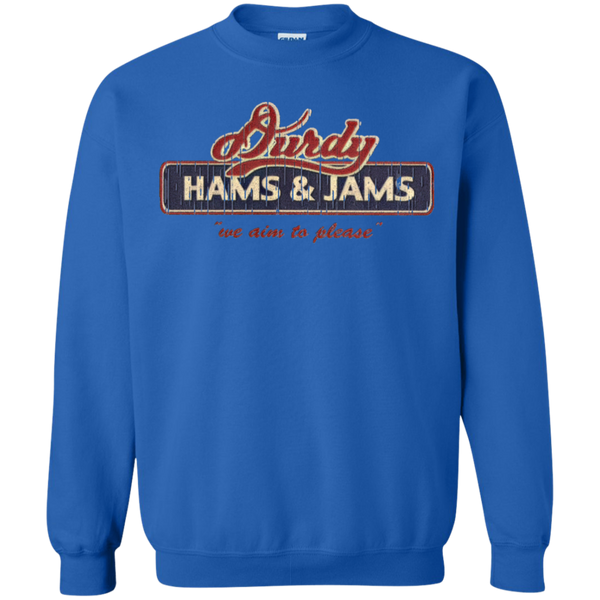 Durdy Hams & Jams Gildan Crewneck Pullover Sweatshirt  8 oz.