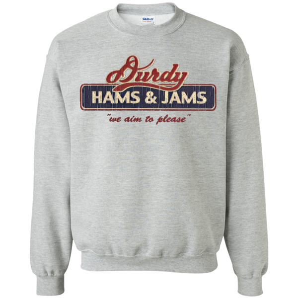 Durdy Hams & Jams Gildan Crewneck Pullover Sweatshirt  8 oz.