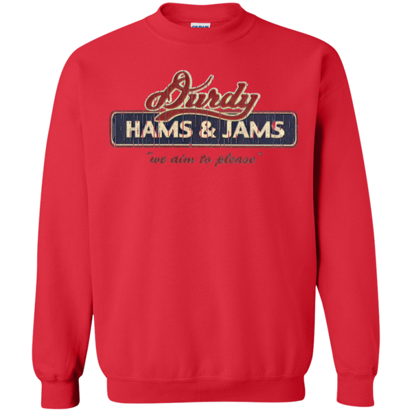 Durdy Hams & Jams Gildan Crewneck Pullover Sweatshirt  8 oz.
