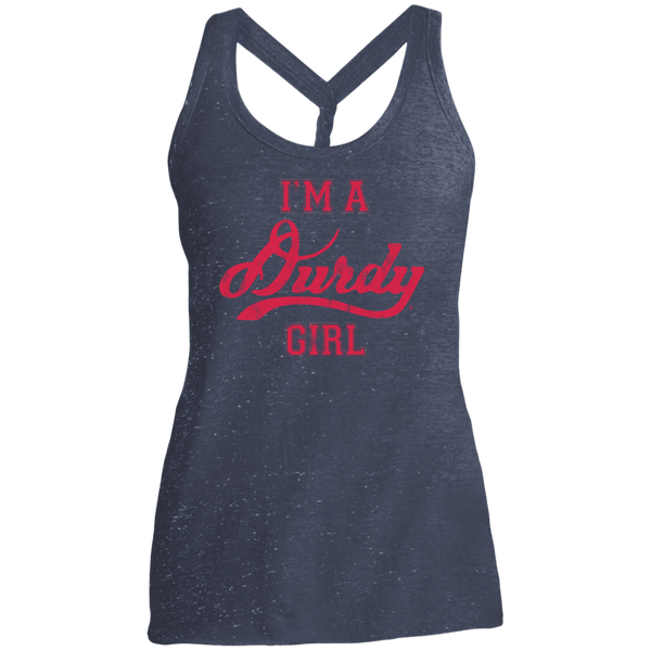 Durdy Girl  District Made Ladies Cosmic Twist Back Tank