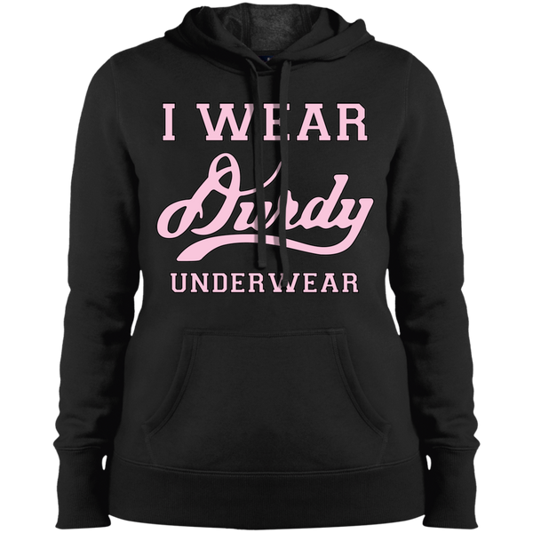 I Wear Durdy Underwear Sport-Tek Ladies' Pullover Hooded Sweatshirt