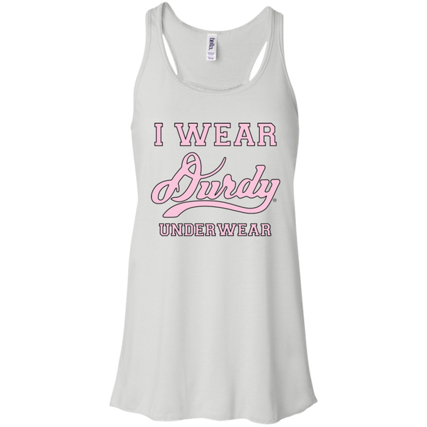 I Wear Durdy Underwear Bella + Canvas Flowy Racerback Tank