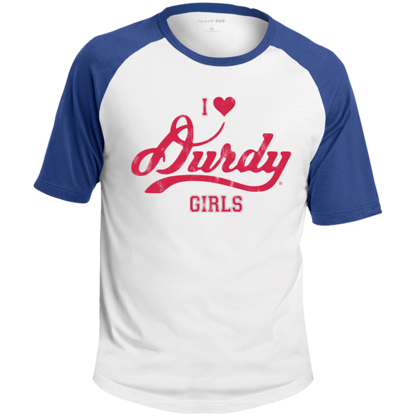 Love Durdy Girls Sport-Tek SS Colorblock Raglan Jersey
