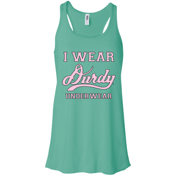 I Wear Durdy Underwear Bella + Canvas Flowy Racerback Tank