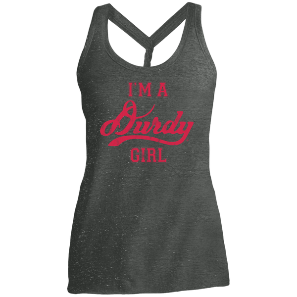 Durdy Girl  District Made Ladies Cosmic Twist Back Tank