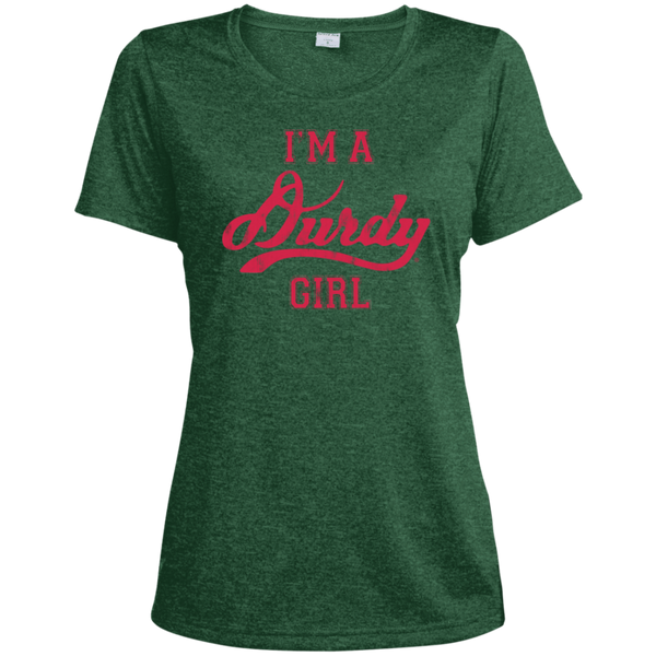 Durdy Girl Sport-Tek Ladies' Heather Dri-Fit Moisture-Wicking T-Shirt