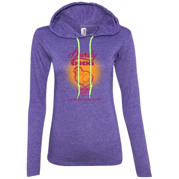 Durdy Chicks Anvil Ladies' LS T-Shirt Hoodie