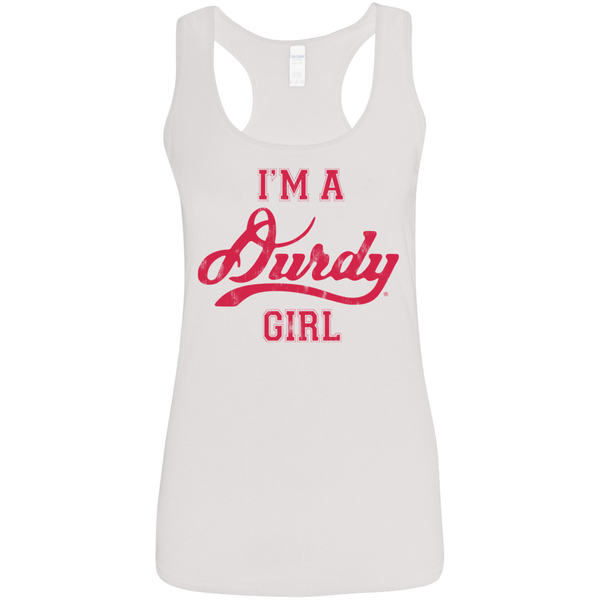 Durdy Girl Gildan Ladies' Softstyle Racerback Tank