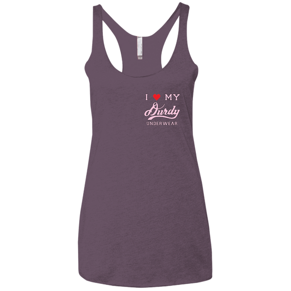 Durdy Underwear Next Level Ladies' Triblend Racerback Tank