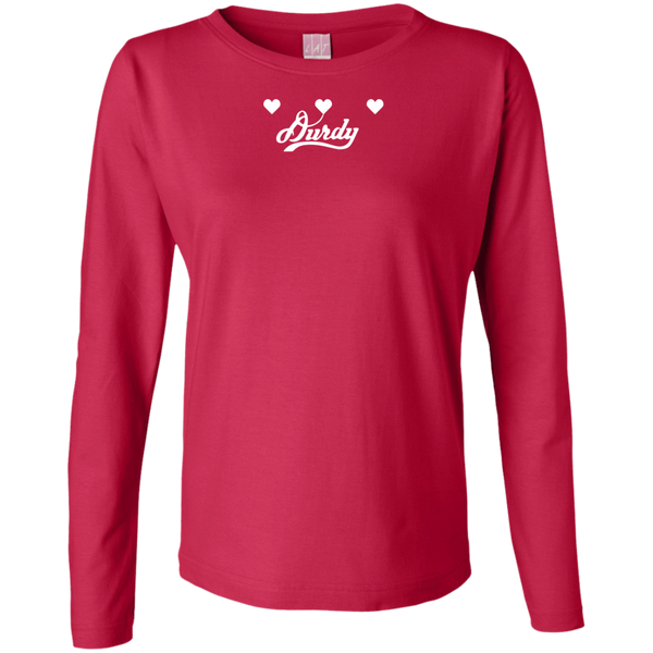 Triple Heart Durdy LAT Ladies' LS Cotton T-Shirt
