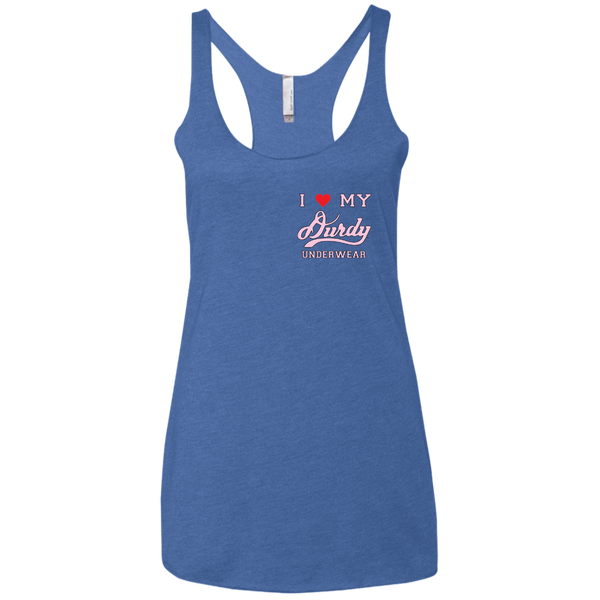 Durdy Underwear Next Level Ladies' Triblend Racerback Tank