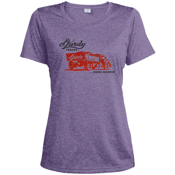 Durdy Trucks Sport-Tek Ladies' Heather Dri-Fit Moisture-Wicking T-Shirt