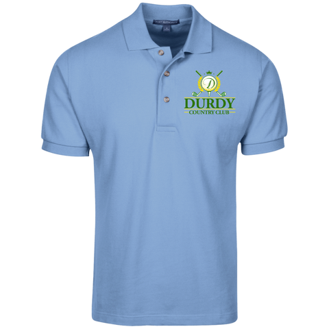 Durdy Country Club Cotton Pique Knit Polo