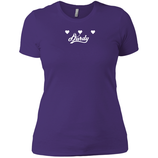 Triple Heart Durdy Next Level Ladies' Boyfriend T-Shirt