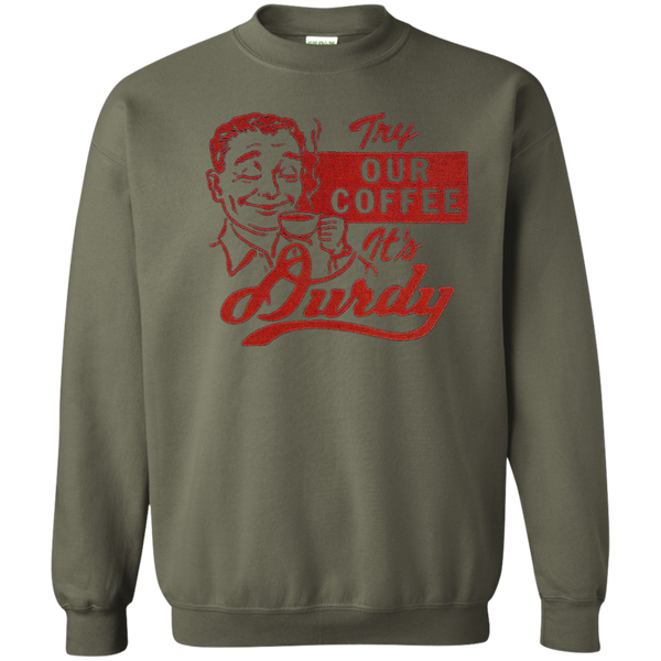 Durdy Coffee Gildan Crewneck Pullover Sweatshirt  8 oz.