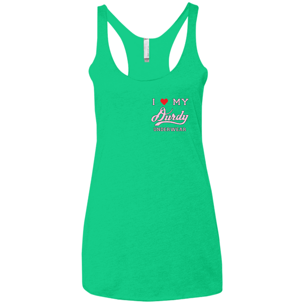 Durdy Underwear Next Level Ladies' Triblend Racerback Tank
