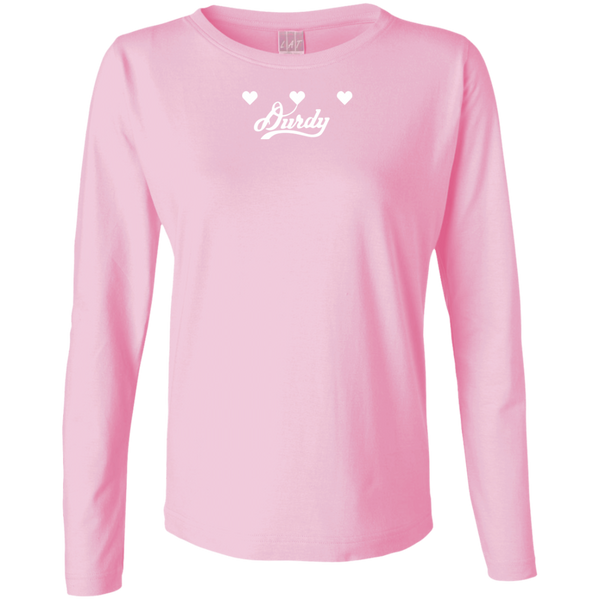 Triple Heart Durdy LAT Ladies' LS Cotton T-Shirt