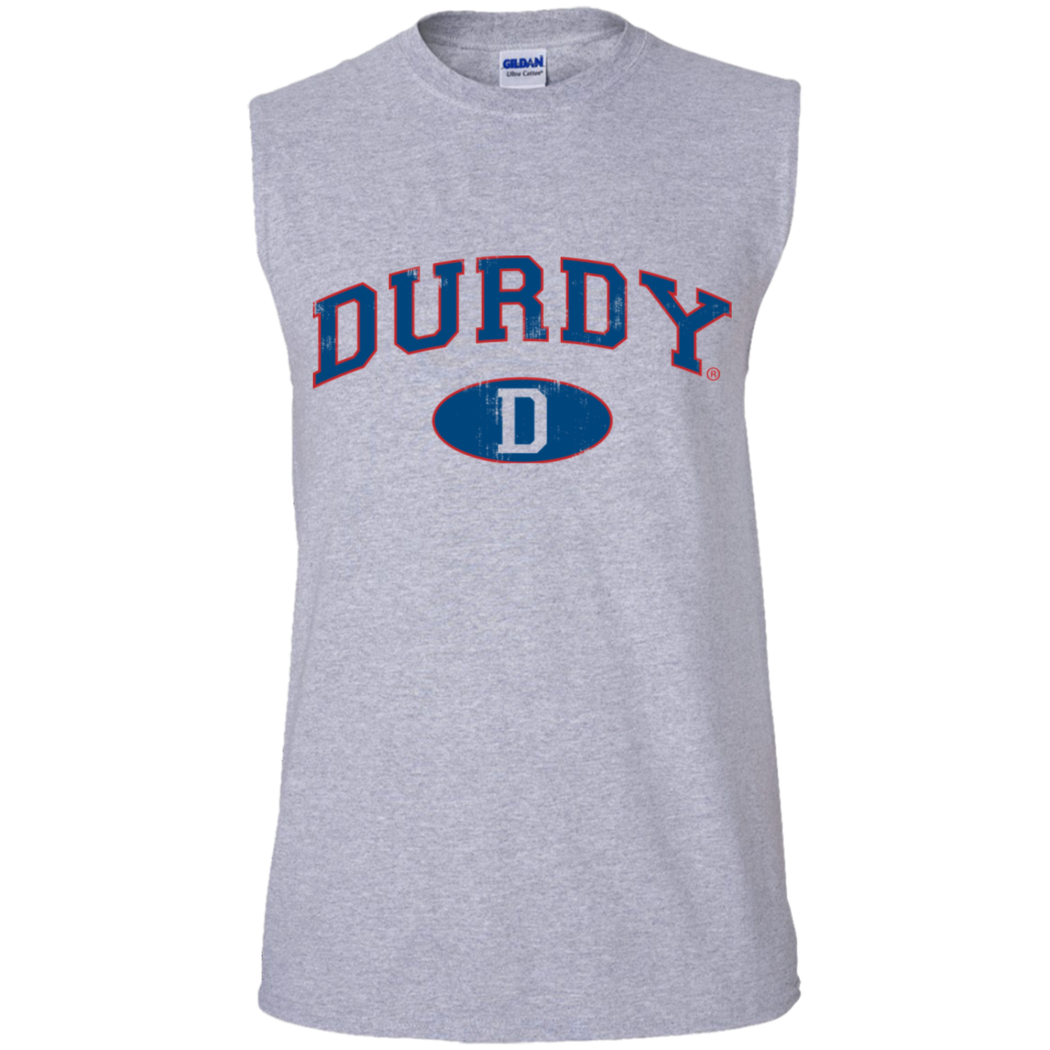 Durdy D Gildan Men's Ultra Cotton Sleeveless T-Shirt