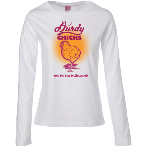 Durdy Chicks LAT Ladies' LS Cotton T-Shirt