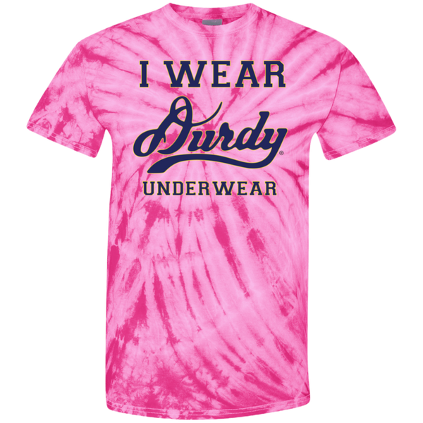 I Wear Durdy Underwear 100% Cotton Tie Dye T-Shirt