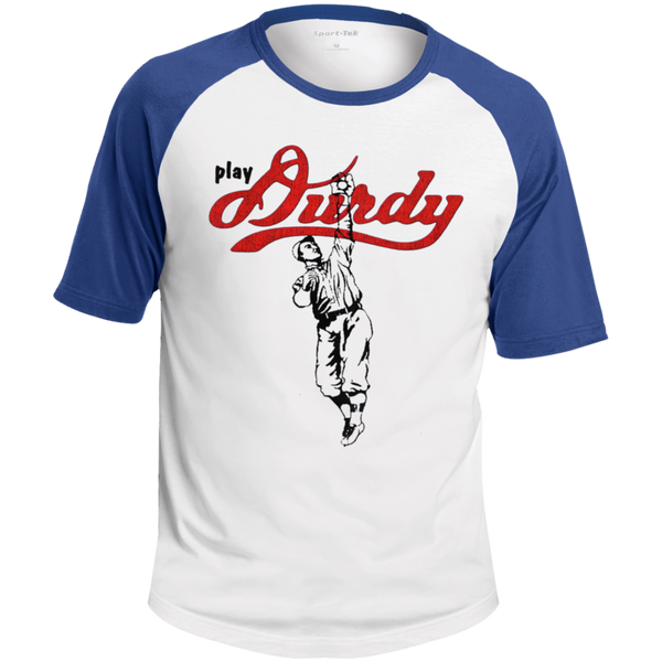 Play Durdy Sport-Tek SS Colorblock Raglan Jersey