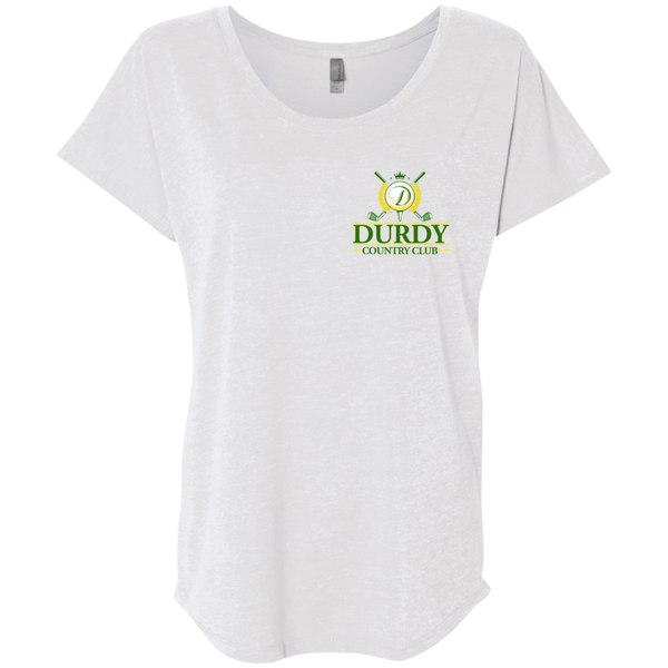 Durdy Country Club Ladies' Triblend Dolman Sleeve