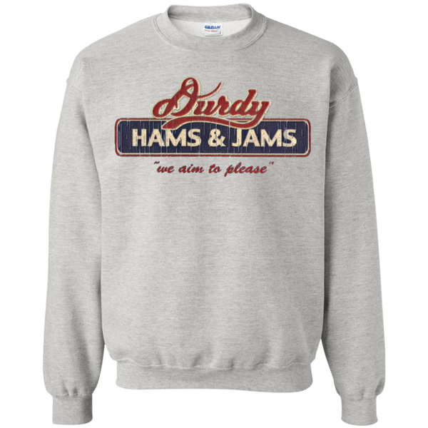 Durdy Hams & Jams Gildan Crewneck Pullover Sweatshirt  8 oz.
