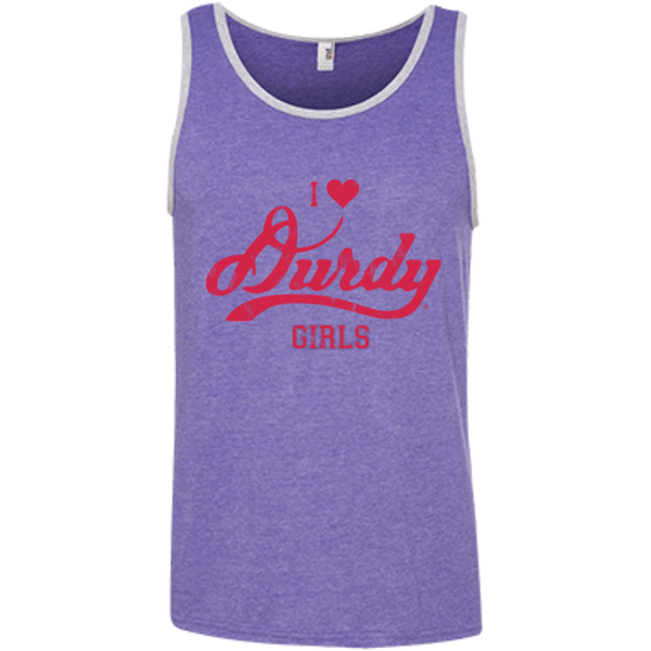 Love Durdy Girls Anvil 100% Ringspun Cotton Tank Top