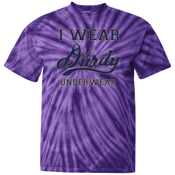 I Wear Durdy Underwear 100% Cotton Tie Dye T-Shirt