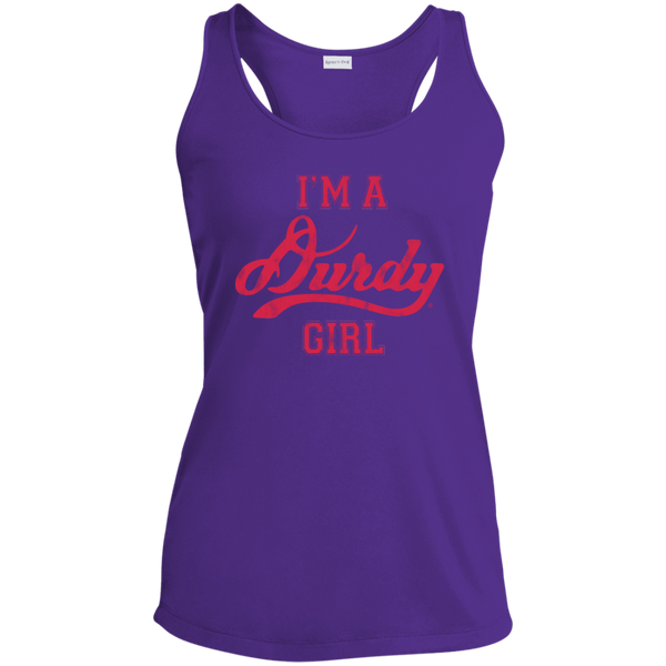 Durdy Girl Sport-Tek Ladies' Racerback Moisture Wicking Tank