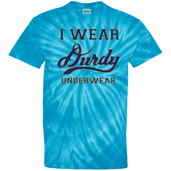 I Wear Durdy Underwear 100% Cotton Tie Dye T-Shirt