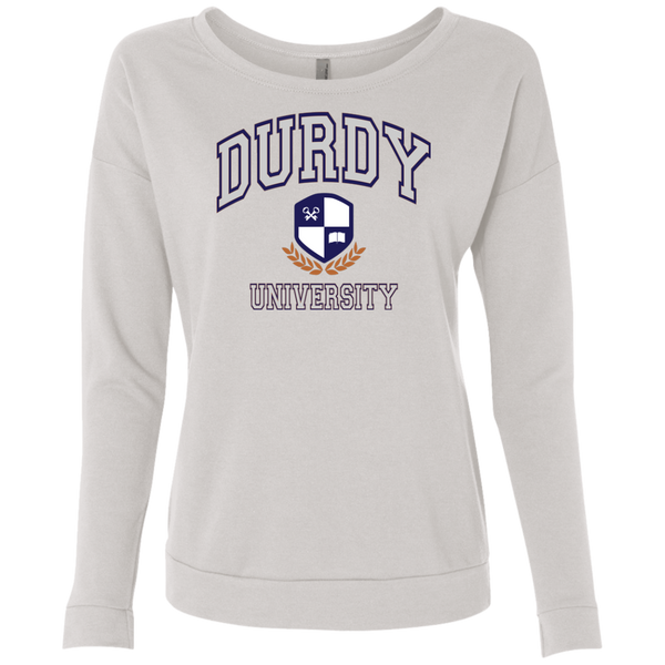 Durdy University Next Level Ladies' French Terry Scoop