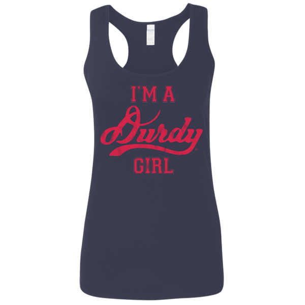Durdy Girl Gildan Ladies' Softstyle Racerback Tank
