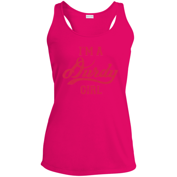 Durdy Girl Sport-Tek Ladies' Racerback Moisture Wicking Tank