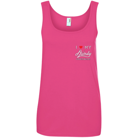 Durdy Underwear Anvil Ladies' 100% Ringspun Cotton Tank Top