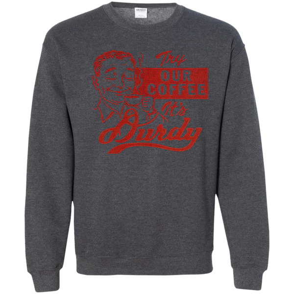 Durdy Coffee Gildan Crewneck Pullover Sweatshirt  8 oz.