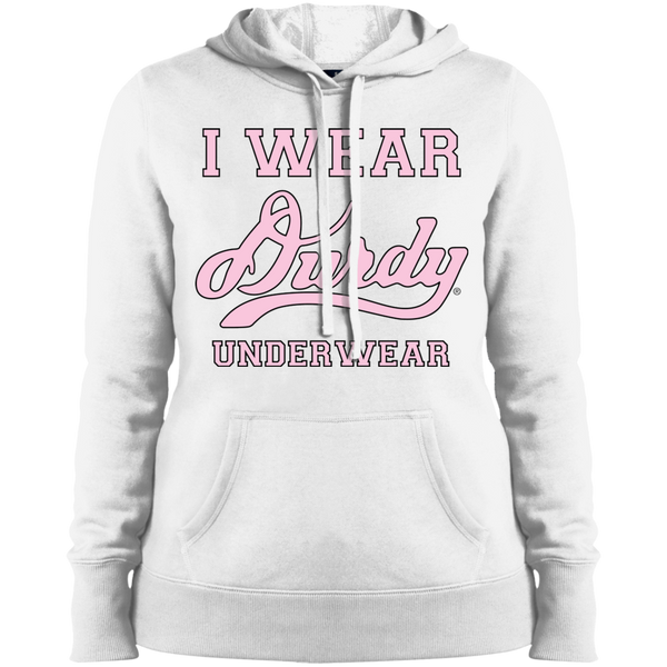 I Wear Durdy Underwear Sport-Tek Ladies' Pullover Hooded Sweatshirt