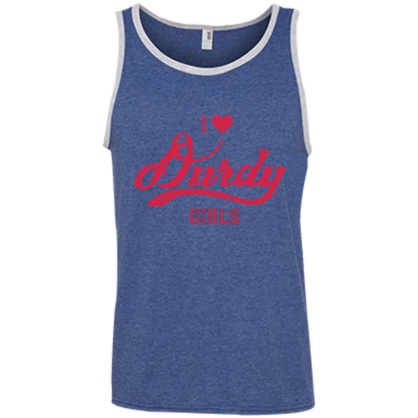Love Durdy Girls Anvil 100% Ringspun Cotton Tank Top