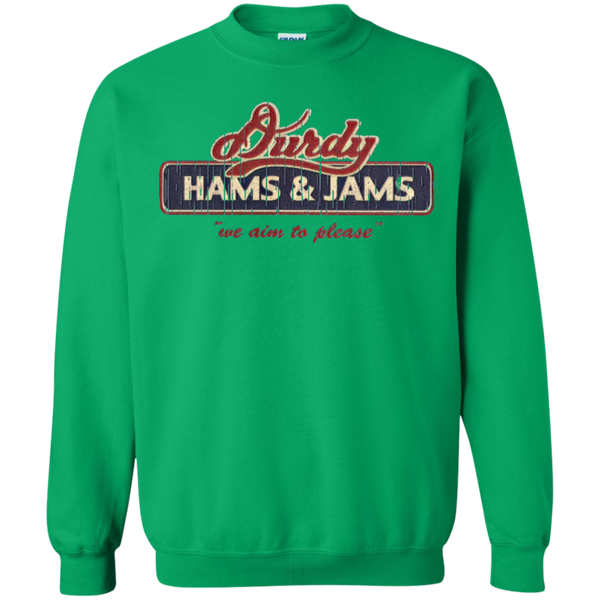 Durdy Hams & Jams Gildan Crewneck Pullover Sweatshirt  8 oz.