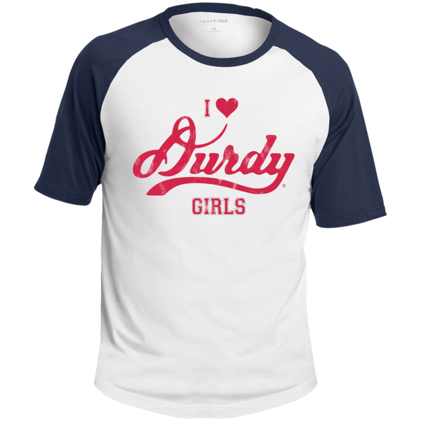 Love Durdy Girls Sport-Tek SS Colorblock Raglan Jersey