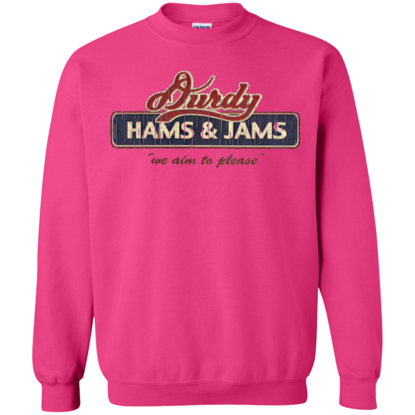 Durdy Hams & Jams Gildan Crewneck Pullover Sweatshirt  8 oz.