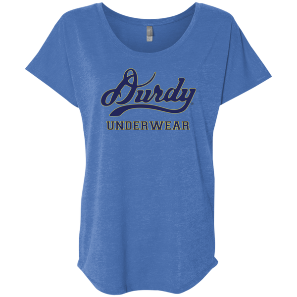 Durdy Underwear Next Level Ladies' Triblend Dolman Sleeve